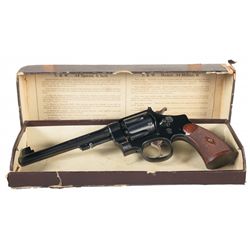 Outstanding Smith & Wesson 2nd Model 44 Hand Ejector Double Action Target Revolver with Original Box