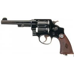 Denver Police Shipped Smith & Wesson Hand Ejector Model of 1917 Double Action Revolver with Factory 