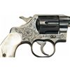 Image 3 : Factory Engraved Colt Army Special Revolver with Factory Letter and Steer Head Carved Pearl Grips