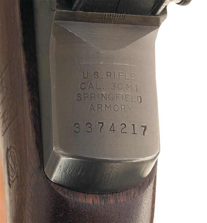 Rare Documented U.S. Springfield Armory M1C Garand Semi-Automatic ...