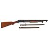 Image 1 : Desirable U.S. Winchester Model 1897 Slide Action Trench Shotgun with Bayonet and Scabbard