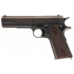 Excellent Late World War I Colt M1911 U.S. Army Semi-Automatic Pistol