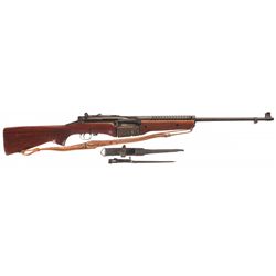 Johnson Model 1941 Semi-Automatic Rifle with Bayonet and Sheath