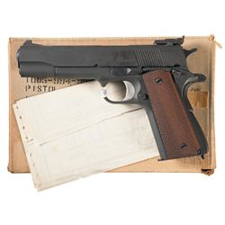 Documented, Exceptional U.S. Remington-Rand/Colt Model 1911A1 National Match Semi-Automatic Pistol w