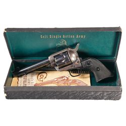 Colt Second Generation Single Action Army Revolver with Original Black Box and Factory Letter