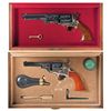 Image 1 : Pair of Two Cased Factory Class "C" Engraved Colt Custom Shop Second Generation Percussion Revolvers