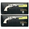 Image 1 : Collector's Lot of Two Boxed Consecutively Numbered Stainless Steel Colt Black Powder Series 1851 Na