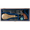 Image 1 : Cased Class "C" Engraved Second Generation Colt Third Model Dragoon Percussion Revolver with Box and