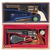 Image 1 : Two Cased Colt Second Generation Black Powder Revolvers with Accessories -A) Colt Third Model Dragoo