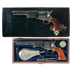 Collector's Lot of Two Boxed and Factory Engraved Colt Second Generation Percussion Revolvers -A) Co