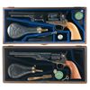 Image 1 : Collector's Lot of Two Cased Colt Second Generation Percussion Revolvers -A) Colt Third Model Dragoo