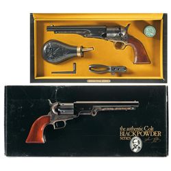 Collector's Lot of Two Second Generation Colt Percussion Revolvers with Original Boxes -A) Cased Col