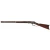 Image 3 : Desirable Second Year Production Winchester First Model 1873 Lever Action Rifle with Raised Thumbpri