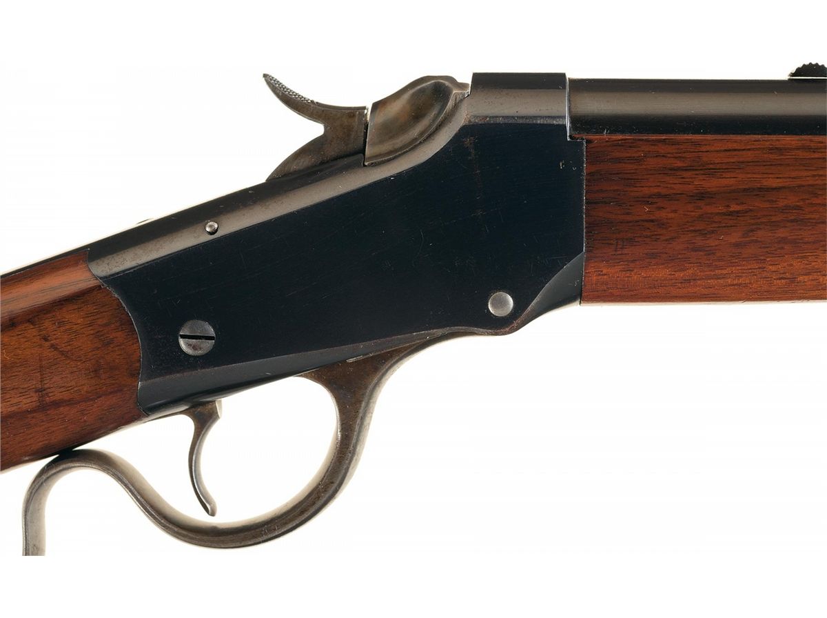 Excellent Winchester Model 1885 Plain Sporting Low Wall Single Shot ...