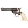 Image 2 : Documented Special Order Colt Single Action Army Revolver with Factory Carved Steer Head Ivory Grips
