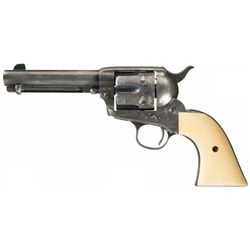 Pre 1900 Colt Single Action Army Revolver with Ivory Grips