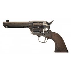 Antique Colt Frontier Six Shooter Single Action Army Revolver with Factory Letter
