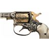 Image 2 : Extraordinary Factory Engraved Silver and Gold Plated Remington-Rider Pocket Revolver with Pearl Gri
