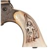 Image 3 : Spectacular Factory Engraved Sharps Model 2B Four Barrel Pepperbox Pistol with Magnificent Relief Ca