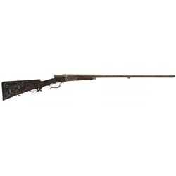 Ornate Deep Relief Engraved Gold Inlaid Barella Double Barrel Shotgun with Elaborate Raised Relief C