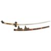 Image 8 : Superb Tachi-Length "Sukesada" Signed 16th Century Japanese Sword with Elaborate Tsuba and Tokugawa 