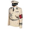 Image 1 : SS Supreme Style Command Officer's Summer Tunic Attributed to Max Amann and Visor Cap