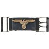 Image 1 : Louis Marquis Patent Marked Post-War Belt Buckle Pistol Complete with Leather Belt and Custom Walnut