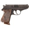 Image 2 : Rare Walther Factory Engraved PPK Semi-Automatic Pistol