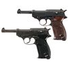 Image 1 : Collector's Lot of Two World War II German P38 Semi-Automatic Pistols -A) Walther "ac44" Code P38 Se