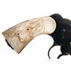 Image 2 : Colt New Service Model Double Action Revolver with Steer Head Carved Pearl Grips