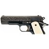 Image 2 : Engraved Colt Commander Semi-Automatic Pistol with Ivory Grips and Box