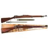 Image 1 : Collector's Lot of Two U.S. Remington Bolt Action Rifles -A) World War II Remington Model 1903 Bolt 