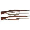 Image 1 : Collector's Lot of Two U.S Model 1903 Bolt Action Rifles with Bayonets -A) World War II Remington Mo