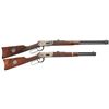 Image 1 : Two Winchester Commemorative Model 94 Lever Action Carbines -A) Winchester Model 94 Wells Fargo Comm