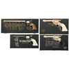 Image 1 : Collector's Lot of Four Cased Colt Lawman Series Frontier Scout Single Action Revolvers -A) Colt Law