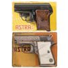 Image 1 : Two Boxed Astra Semi-Automatic Pistols -A) Astra Model 200 Firecat Pistol with Extra Magazine