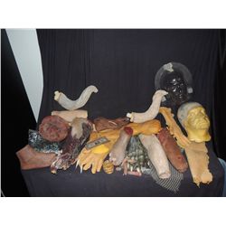 HUGE LOT OF MISC HORROR F/X RUBBLE NO RESERVE! HIGH BID GETS ALL!