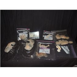 PIRATES OF THE CARIBBEAN DEAD MAN'S CHEST AT WORLD'S END LOT OF UNUSED SILICONE FACE APPLIANCES