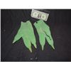 Image 1 : GREEN LATEX 3 FINGER ALIEN GLOVE HANDS NO RESERVE!