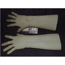GREEN FRANKENSTEIN MONSTER LATEX GLOVE HANDS