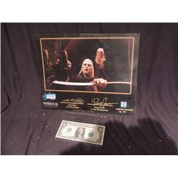 HELLBOY II THE GOLDEN ARMY LUKE GOSS AND DOUG JONES HAND SIGNED SCREEN SHOT #16 of 150 NO RESERVE!