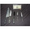 Image 1 : THE COLLECTOR LOT OF 5 SCREEN USED HERO & STUNT KNIVES 2 USED BY THE MAN IN HIS LAIR