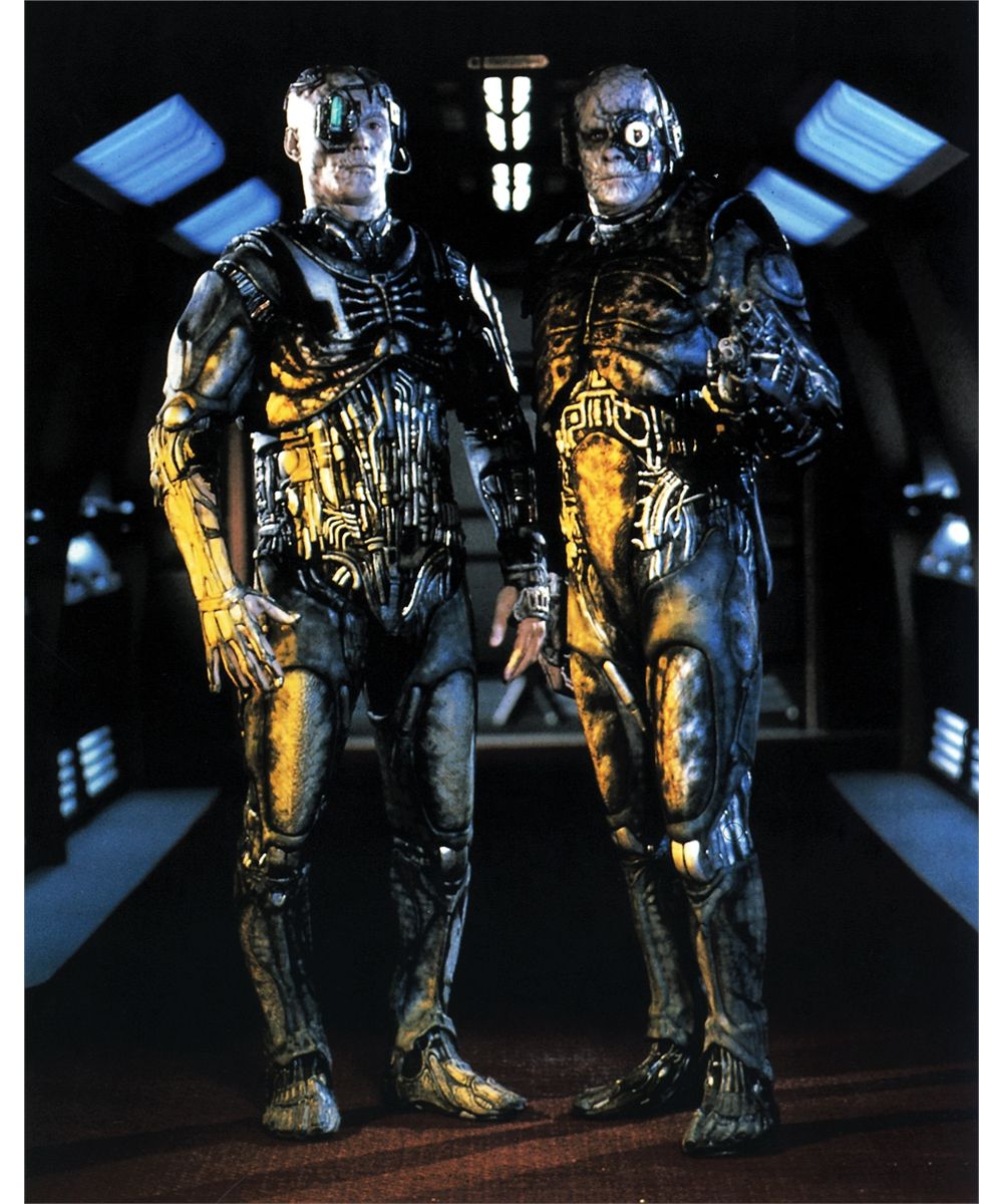 STAR TREK FIRST CONTACT TNG COMPLETE SCREEN USED HERO BORG COSTUME WITH ...