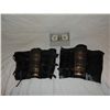 Image 1 : ANCIENT MONGOLIAN FIRE NATION WARRIOR SCREEN USED LEATHER GAUNTLETS 2