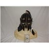 Image 1 : ANCIENT MONGOLIAN FIRE NATION WARRIOR SCREEN USED HELMET WITH BAT LIKE FACE SHIELD 2
