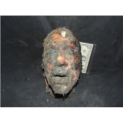 I AM LEGEND BURNED ZOMBIE HEAD
