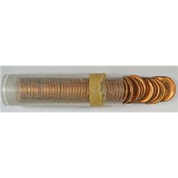 ( 1 )  ROLL ( 50 ) COINS 1945-D LINCOLN CENTS, MS64--67  GEM REDS
