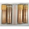 Image 1 : ( 5 ) ROLLS ( 50 ) COINS EACH 1955-S LINCOLN CENTS, MS64-67 GEM REDS