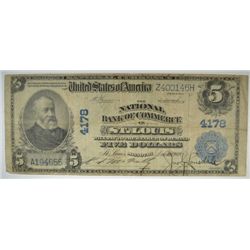 1902 $5 NATIONAL ST.LOUIS, MO #4178