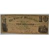 Image 1 : 1862 $10 STATE OF MISSISSIPPI NOTE
